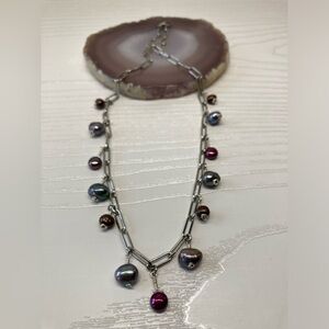 ✨Handmade Pearl Charm Necklace | Fresh Water Pearls | Charm Necklace